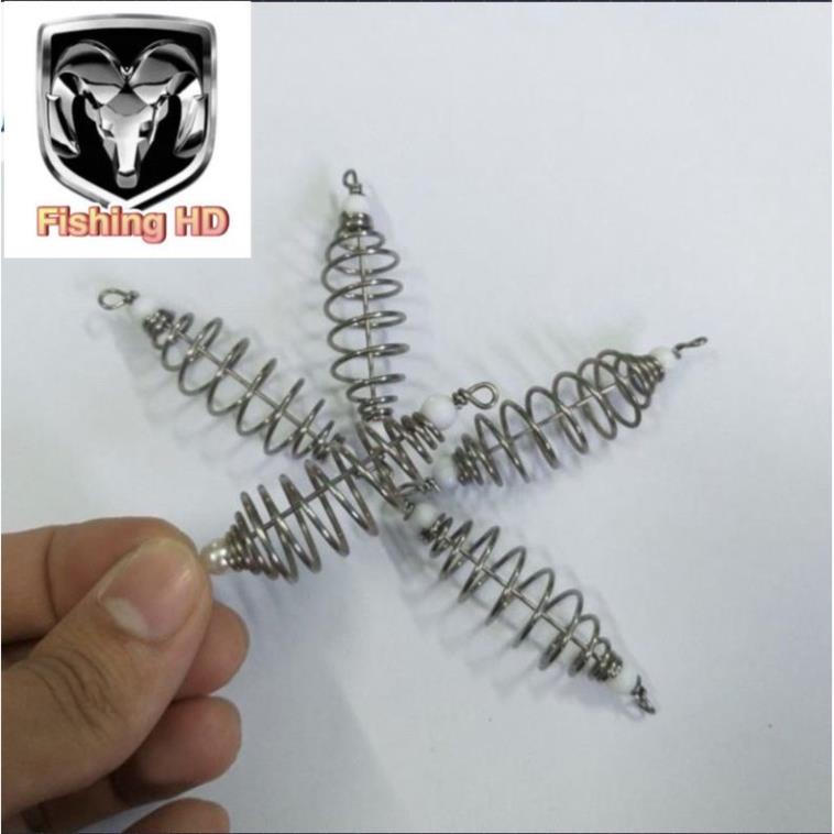 Combo 5 Lò Xo Lăng Xê Lò Xo Câu Lăng Xê Thép Siêu Bền Giá Rẻ PK22 chuyencacloailuoichim