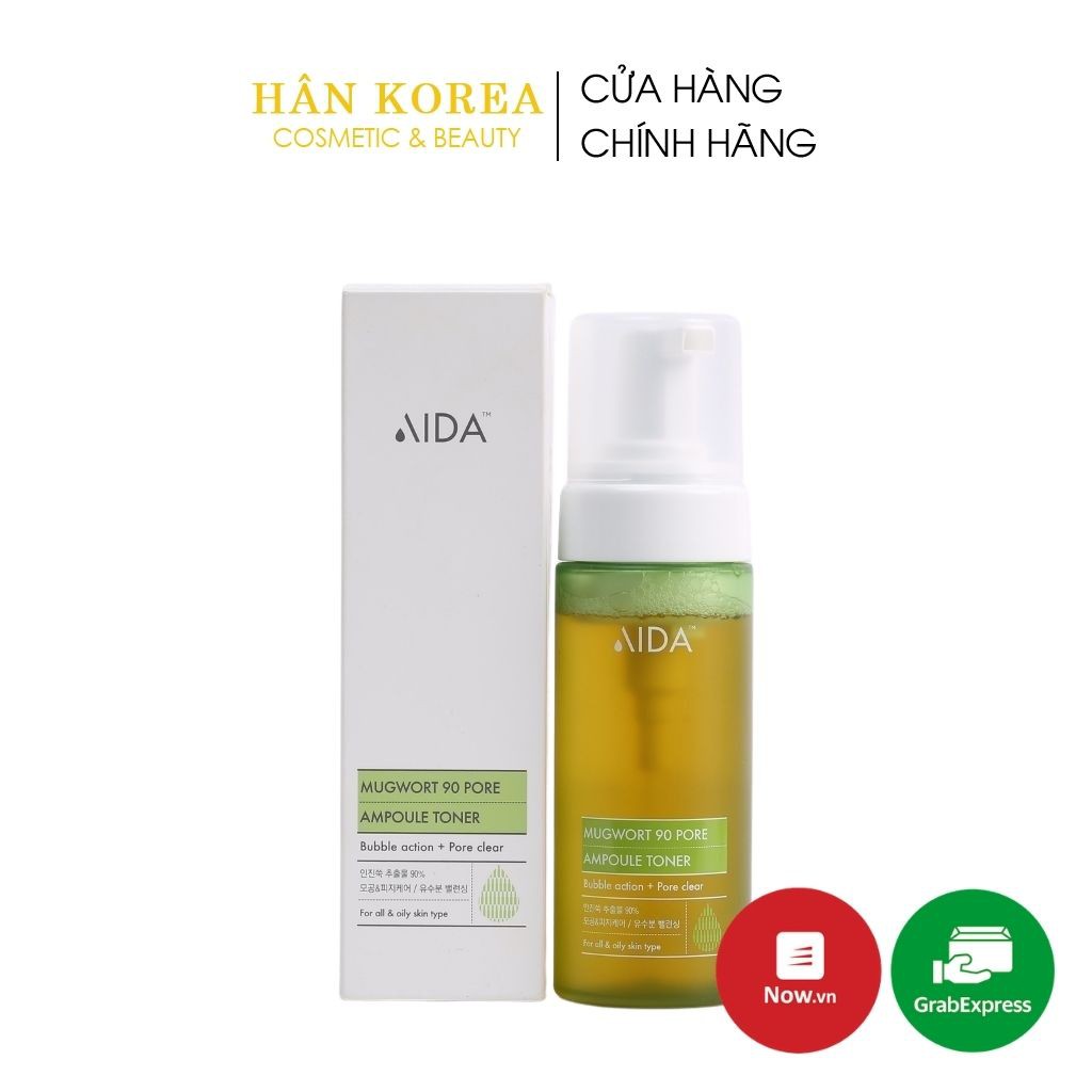 Nước hoa hồng ngải cứu tê bào gốc MUGWORT 90 PORE TONER 10MGRX 155ML - HÂN KOREA