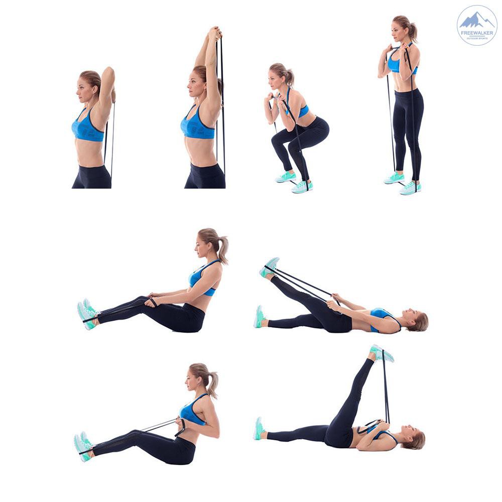 Dây Đai Kháng Lực 208cm Kèm Túi Đựng Tiện Dụng Tập Yoga / Thể Hình