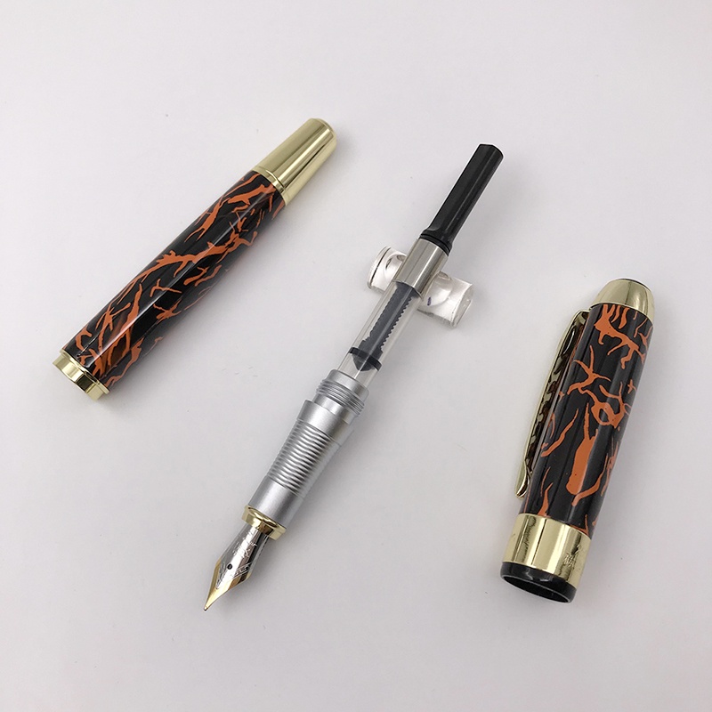 Bút Máy PenLab Jinhao Gold Arrow Ngòi Kim Loại Ngòi Mảnh Sang Trọng C6062