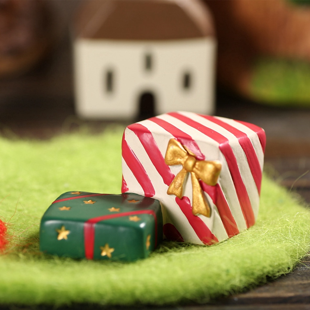 Mô hình trang trí cây cảnh/ tiểu cảnh diy hình cây thông noel dễ thương