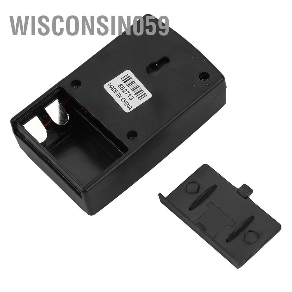 Wisconsin059 120DB Security Remote Control Wireless Vibration Alarm Monitor Detector