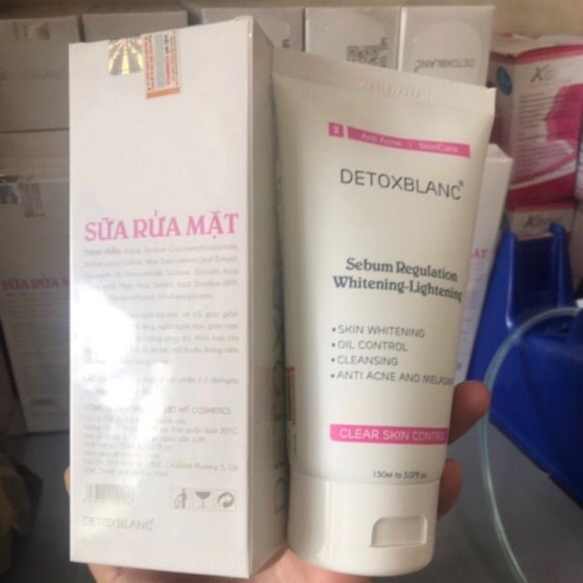💖 Sữa rửa mặt detox Blanc CHÍNH HÃNG