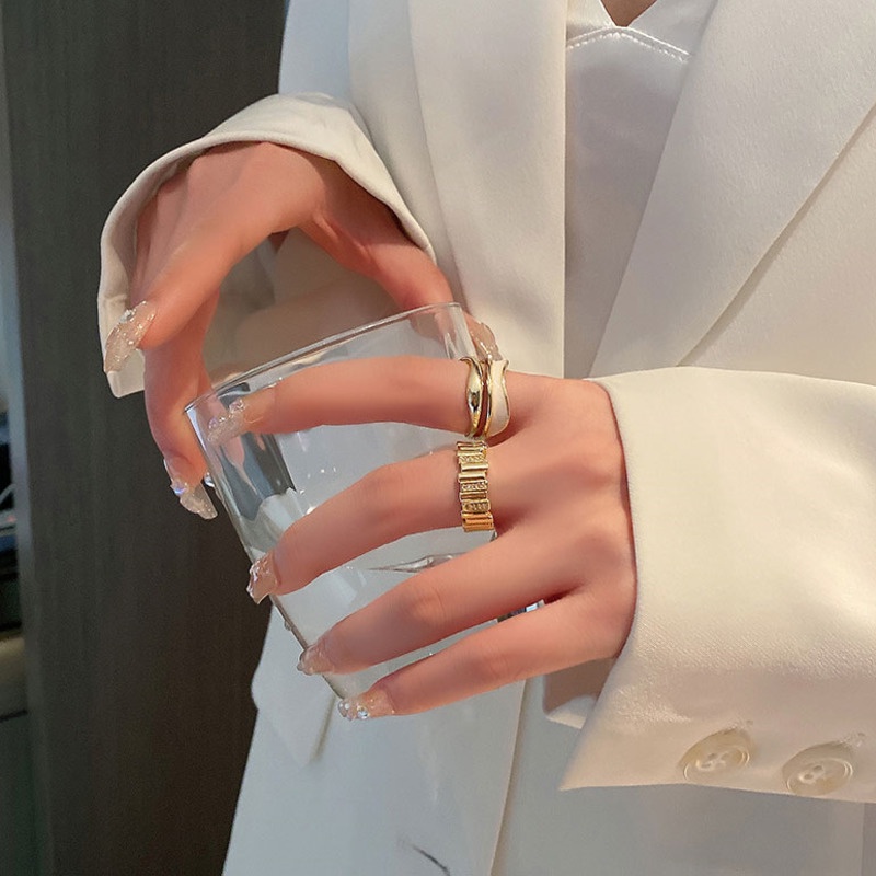 Nhẫn Thời Trang Cao Cấp Có Thể Điều Chỉnh Sang Trọng Cho Nữ
