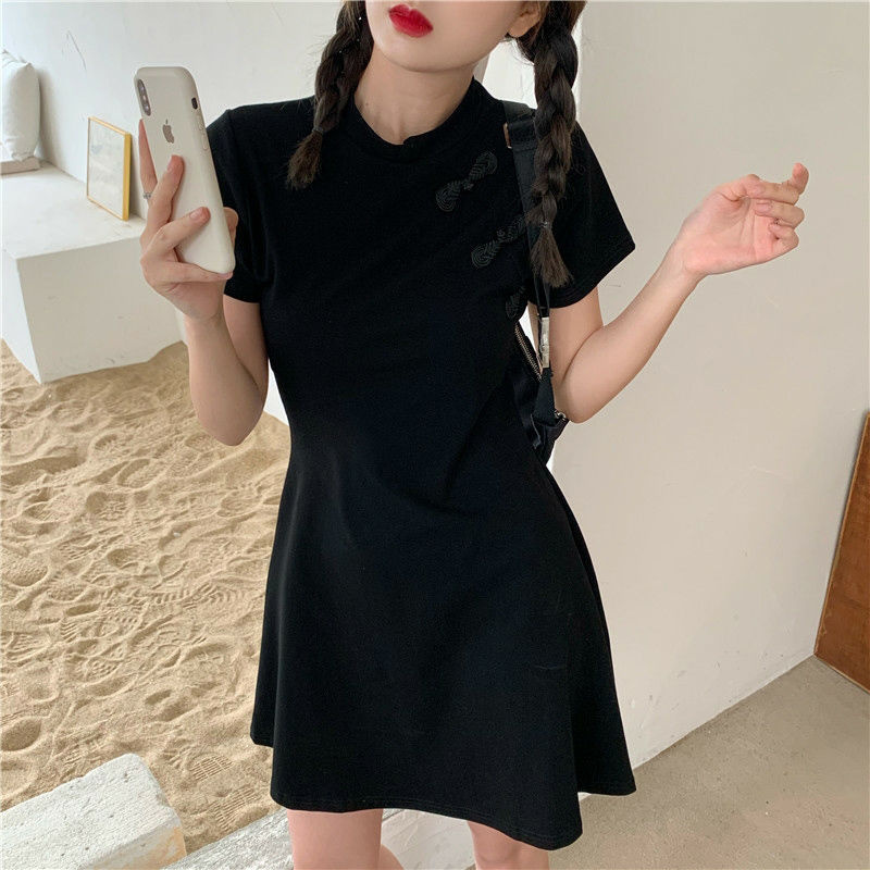 Đầm Ngắn Dáng Chữ A Thiết Kế Mới Xinh Xắn Thời Trang Dành Cho Nữ