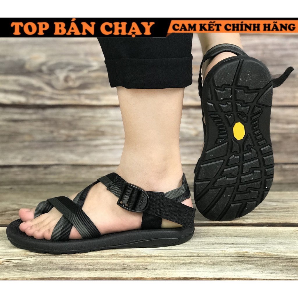 Giày Sandals Unisex TheHusk Xỏ Ngón Quai Dù Đế Cao Su - TH7