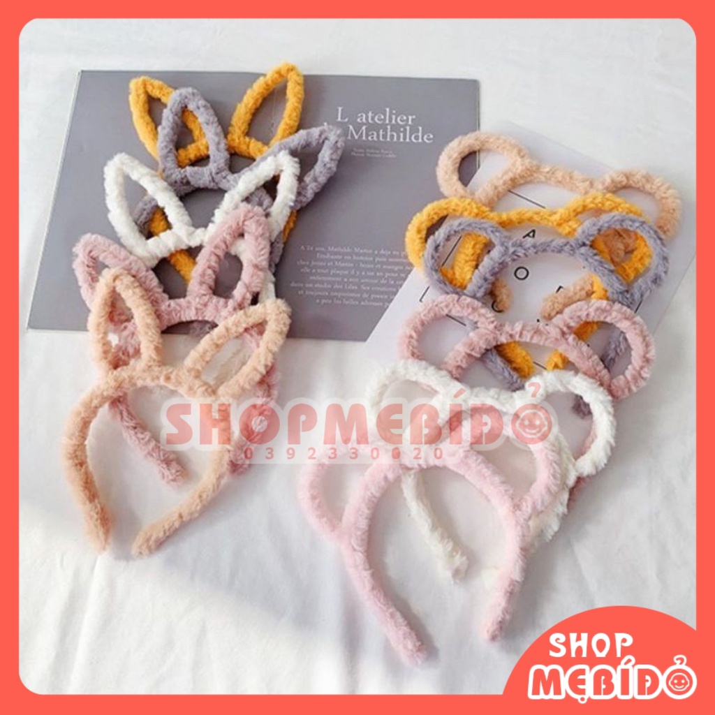 Băng Đô Cài Tóc Cho Bé Hình Thú Tai Mèo Tai Gấu Tai Thỏ Dễ Thương Shop Mẹ Bí Đỏ PK58