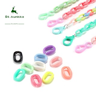 St.kunkka Set 50 Phụ Kiện Làm Mặt Nạ diy Hình Số Lượng Lớn Bằng Nhựa