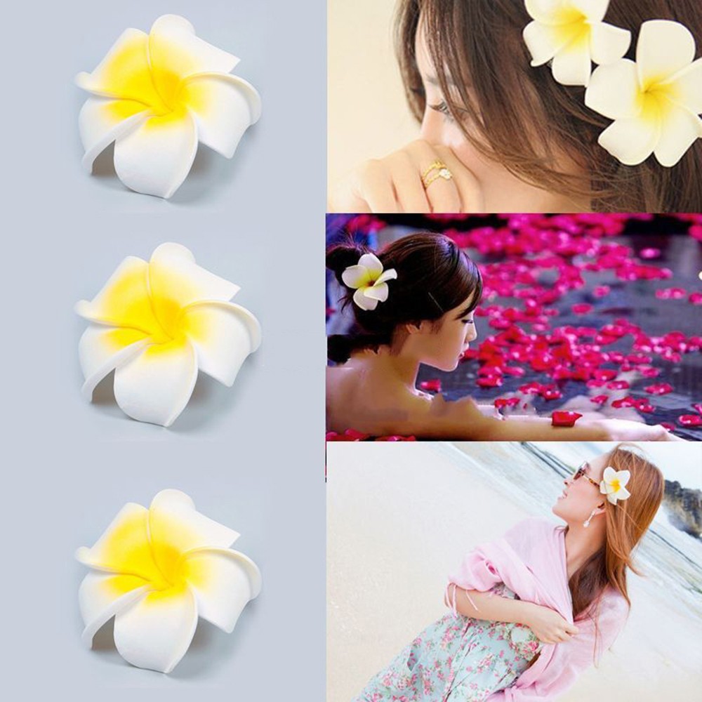 Kẹp tóc hình bông hoa màu vàng xinh xắn