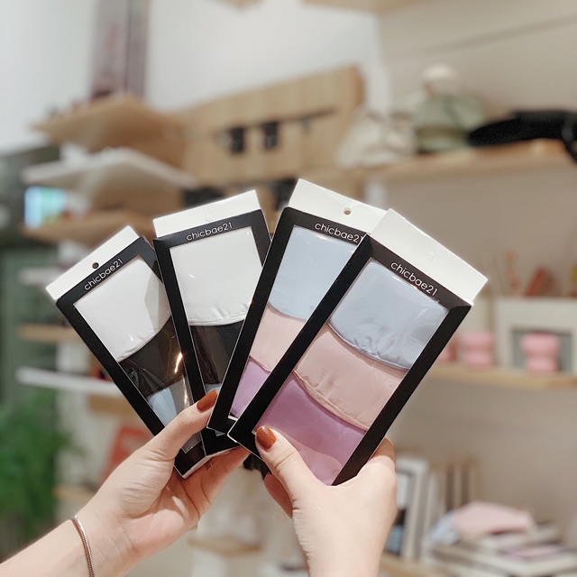 Hộp 3 khẩu trang vải 3 lớp CHO NGƯỜI LỚN (ASAF20S). | BigBuy360 - bigbuy360.vn