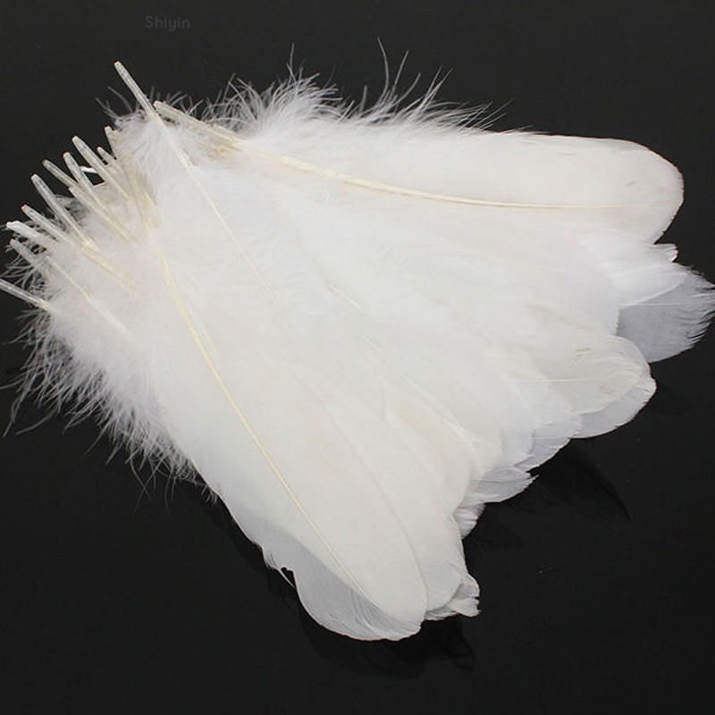 Set 50 lông ngỗng 6-8inch / 15-20cm dùng để làm đồ trang trí