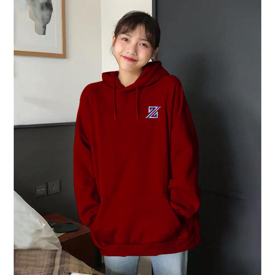 Áo Hoodie The Zed Unisex Nam Nữ Phản Quang Dưới 75kg 🍁 Áo Khoác Form Rộng Thoải Mái FREESHIP