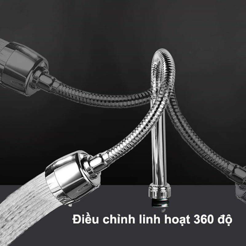 Cần vòi mềm đơn thay thế cho chậu rửa bát