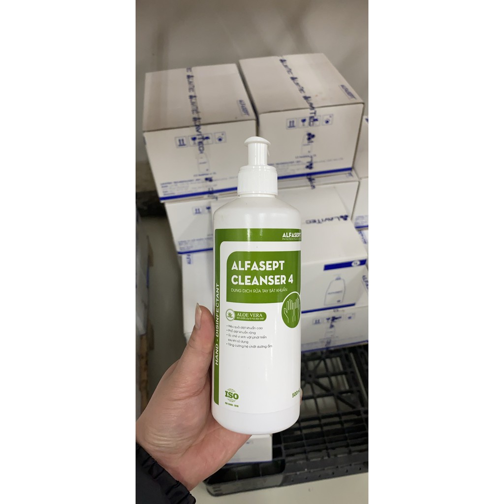 Alfasept Cleanser 4 - dung dịch rửa tay sát khuẩn nâng cao, tăng cường bảo vệ | BigBuy360 - bigbuy360.vn