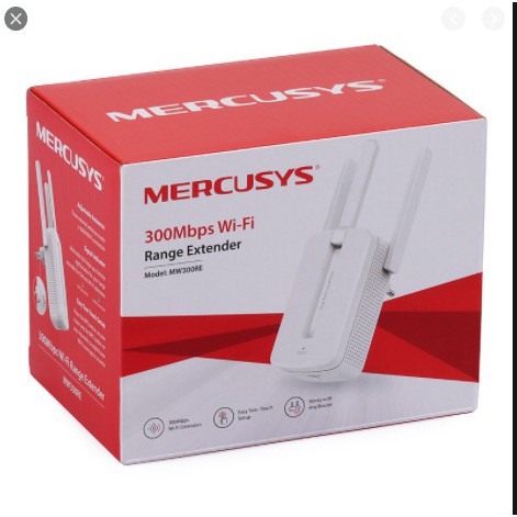 Bộ mở rộng sóng Wi-Fi tốc độ 300Mbps Mercusys MW300RE-Bảo hành 24 T