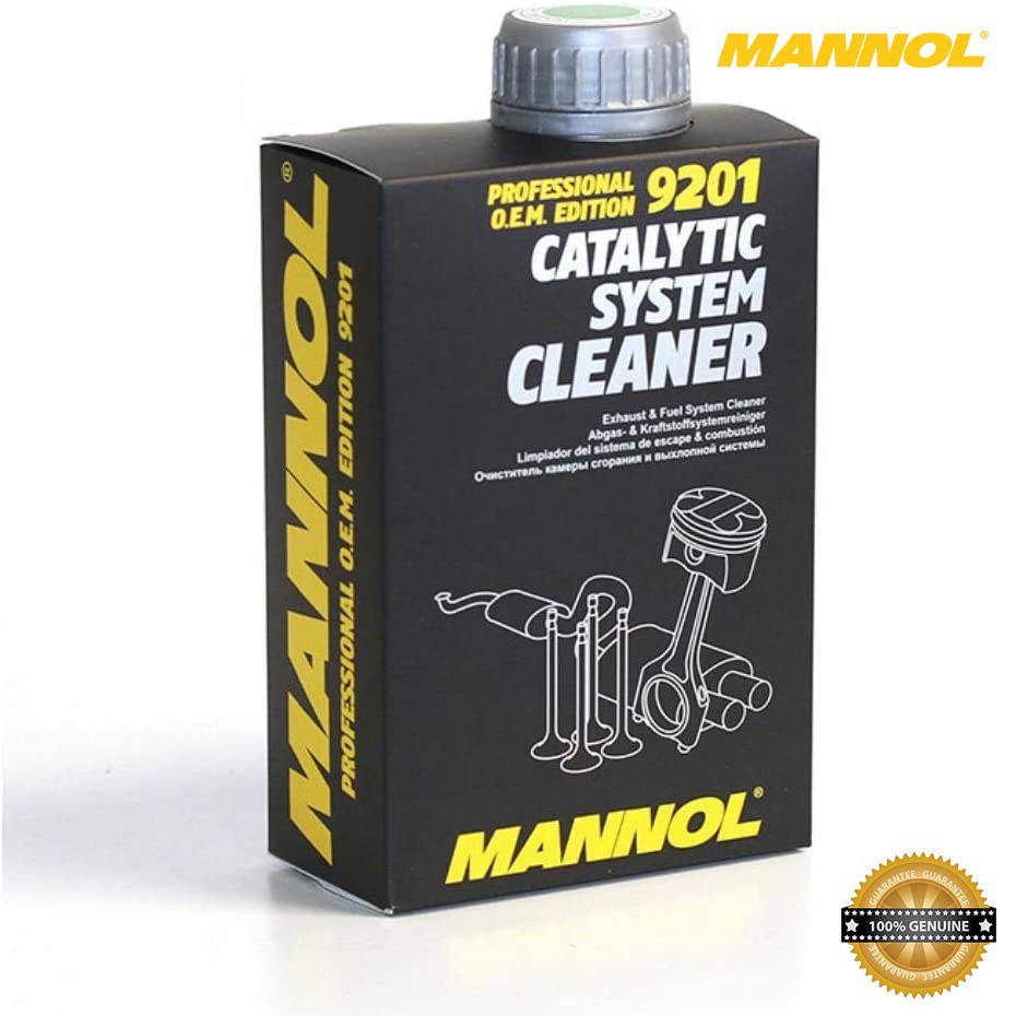 Tẩy Rửa Hệ Thống Khí Thải MANNOL 9201 Catalytic System Cleaner  0.5 Lít Exhaust &amp; Fuel System Cleaner
