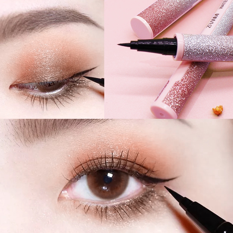 (Hàng Mới Về) Set Mascara Và Bút Kẻ Mắt Dạng Lỏng Lâu Trôi Chống Thấm Nước Dành Cho Người Mới Bắt Đầu