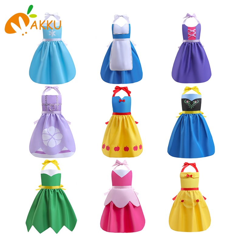 Đầm Công Chúa In Hình Aisha Dễ Thương Cho Mẹ Và Bé