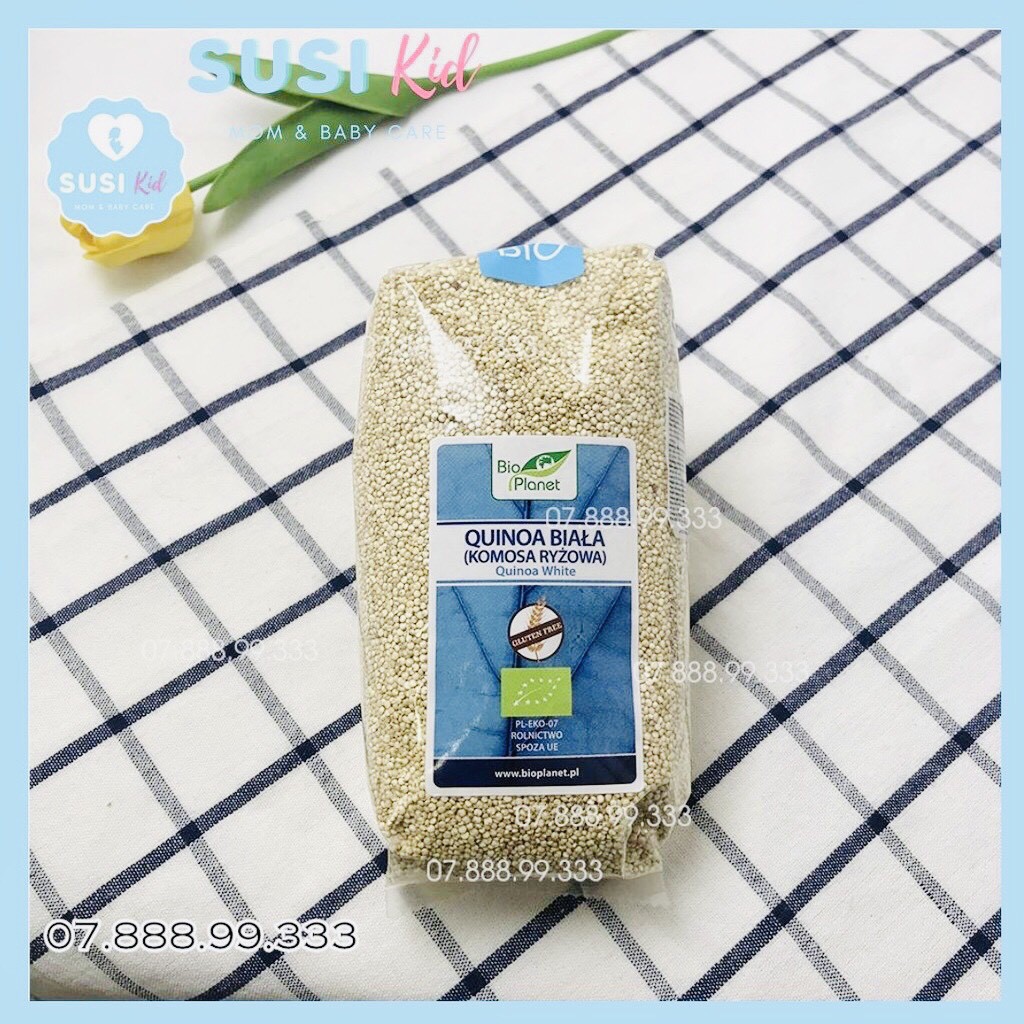 [Hữu Cơ] Hạt Quinoa Trắng Bio Plannet Cho Bé 6th+ Hữu Cơ