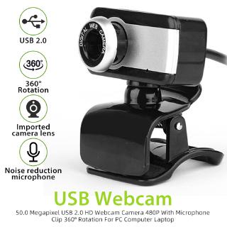 Webcam Usb 2.0 Hd 480p Xoay 360 Độ Kèm Micro Cho Windows98 / 2000 / Me / Xp / Vista / Win7