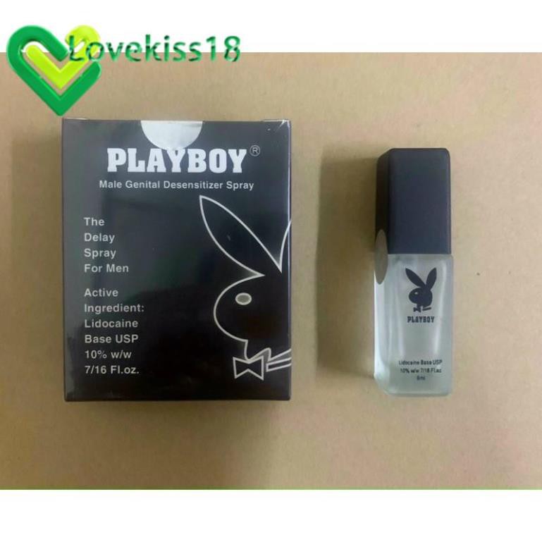 [lovekiss18] [CAM KẾT CHÍNH HÃNG + GIAO HÀNG KÍN ĐÁO] Chai xịt Playboy hương bạc hà 5ml