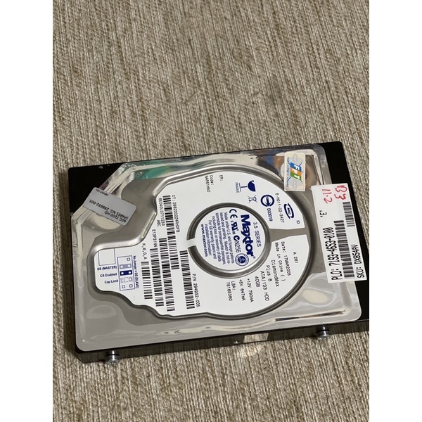 Ổ cứng 40G chuẩn ide ata hoạt động tốt