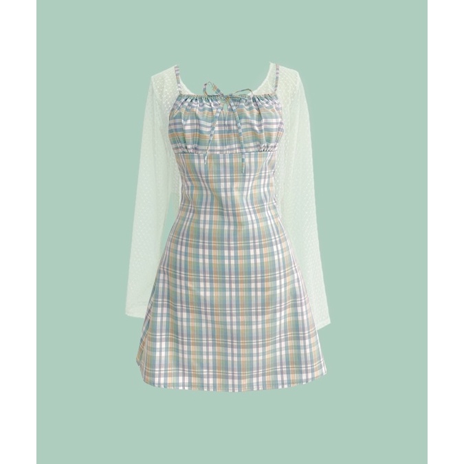 Áo cardigan tay dài ren lưới mỏng xuyên thấu Dalla Saigon | BigBuy360 - bigbuy360.vn