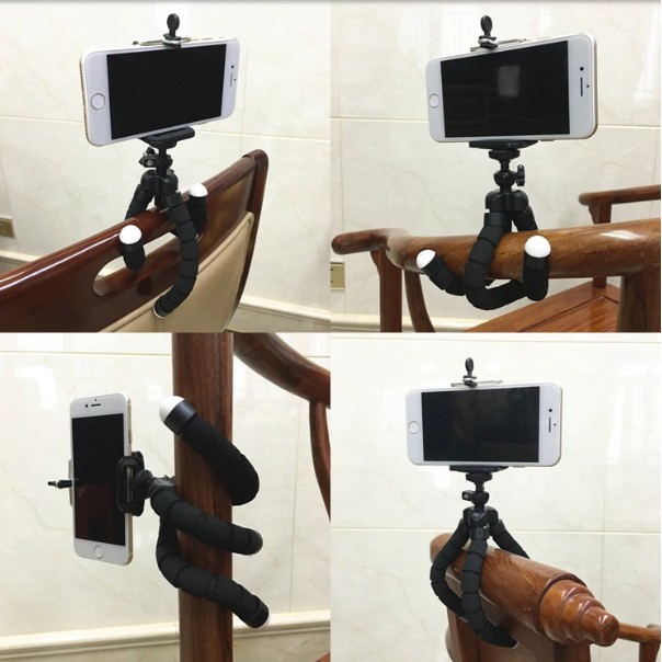 ❤️ HOTSALE ❤️ GIÁ ĐỠ Bạch Tuộc Đa Năng (Tripod Mini) KÈM GIÁ KẸP ĐIỆN THOẠI 001