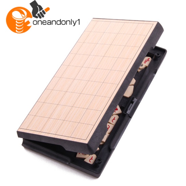 Bộ Bàn Cờ Nhật Bản Shogi 25 * 25 * 2cm Có Nam Châm Gấp Gọn Tiện Dụng
