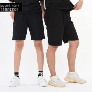 QUẦN SHORT KAKI BASIC NAM NỮ LƯNG THUN UNISEX