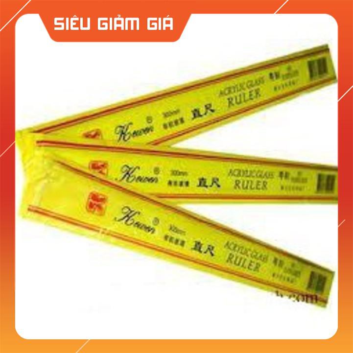 MUA 3 THƯỚC 20 CM NHỰA TRONG ĐẸP
