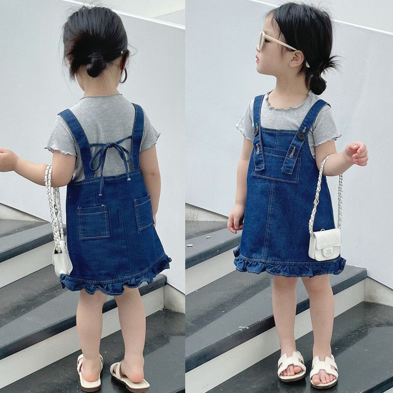 Set Quần/Váy yếm Bò Kèm Áo Cực Xinh Cho Bé Trai và Bé gái_Umeekids