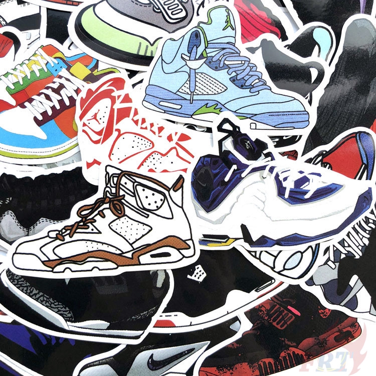 ❉ Sports Shoes - Fashion Brand Series 02 Stickers ❉ 60Pcs/Set DIY Luggage Laptop Skateboard Doodle Stickers