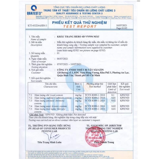 Khẩu trang 4D kiểu cá chuẩn khẩu trang Hàn Quốc, hàng chính hãng Khẩu trang y tế Tây Sài Gòn - HERO 4D VNN94