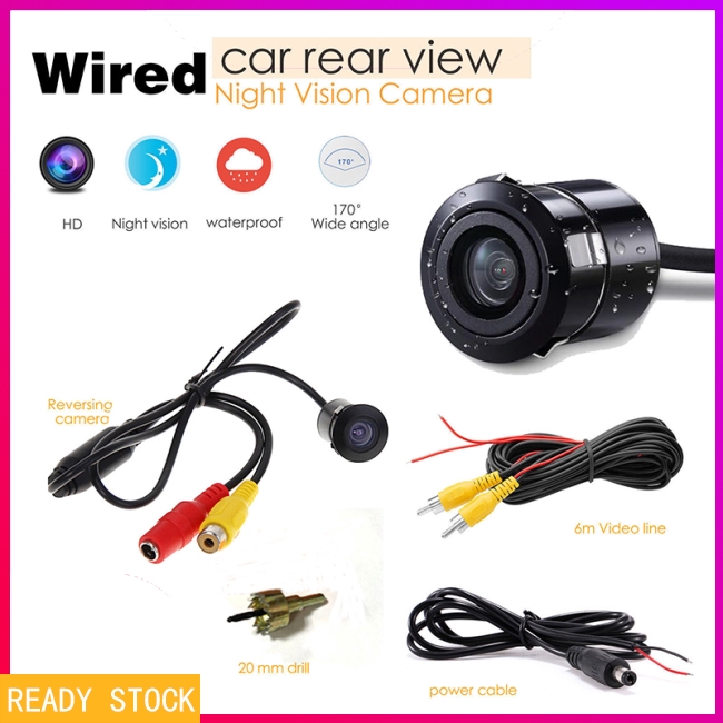 Camera Lùi Xe Hd 170 Tầm Nhìn Ban Đêm Toàn Bộ Ir | BigBuy360 - bigbuy360.vn