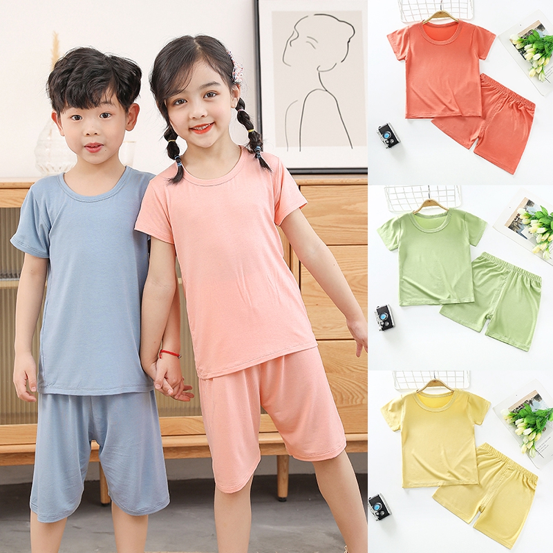 1 Bộ Pajama Cho Trẻ Em (Áo + Quần)