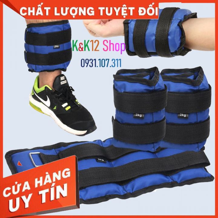 Tạ cát đeo tay chân tiện lợi. hỗ trợ tập luyện chạy bộ, hít xà, giữ dáng, giảm mỡ tăng cơ hiệu quả.