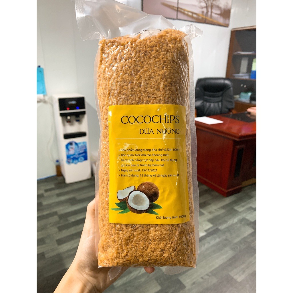 ( CÓ SẴN) VỤN DỪA NƯỚNG GÓI 1KG, HÀNG NHẬP KHẨU