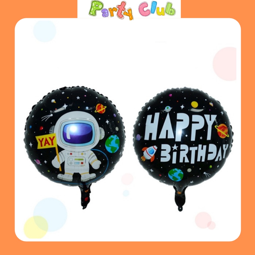 Chùm bóng phi hành gia trang trí sinh nhật cho bé