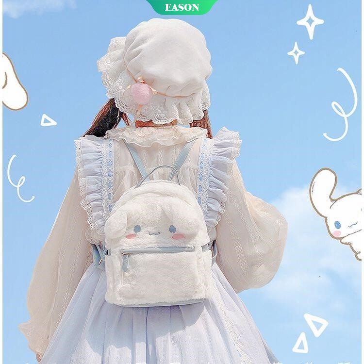SANRIO Ba Lô Đi Học Nhồi Bông Hình My Melody/ Cinnamoroll Dễ Thương Cho Bé K5894