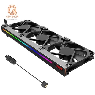 Universal gpu cooling fan 3x90mm argb sync lighting 5v addressable rgb silent chassis pci graphics card cooler fan