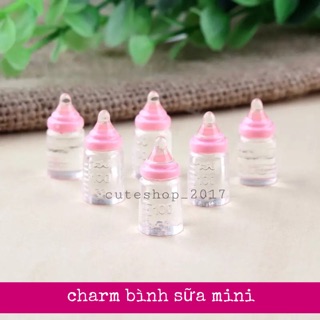charm bình sữa mini