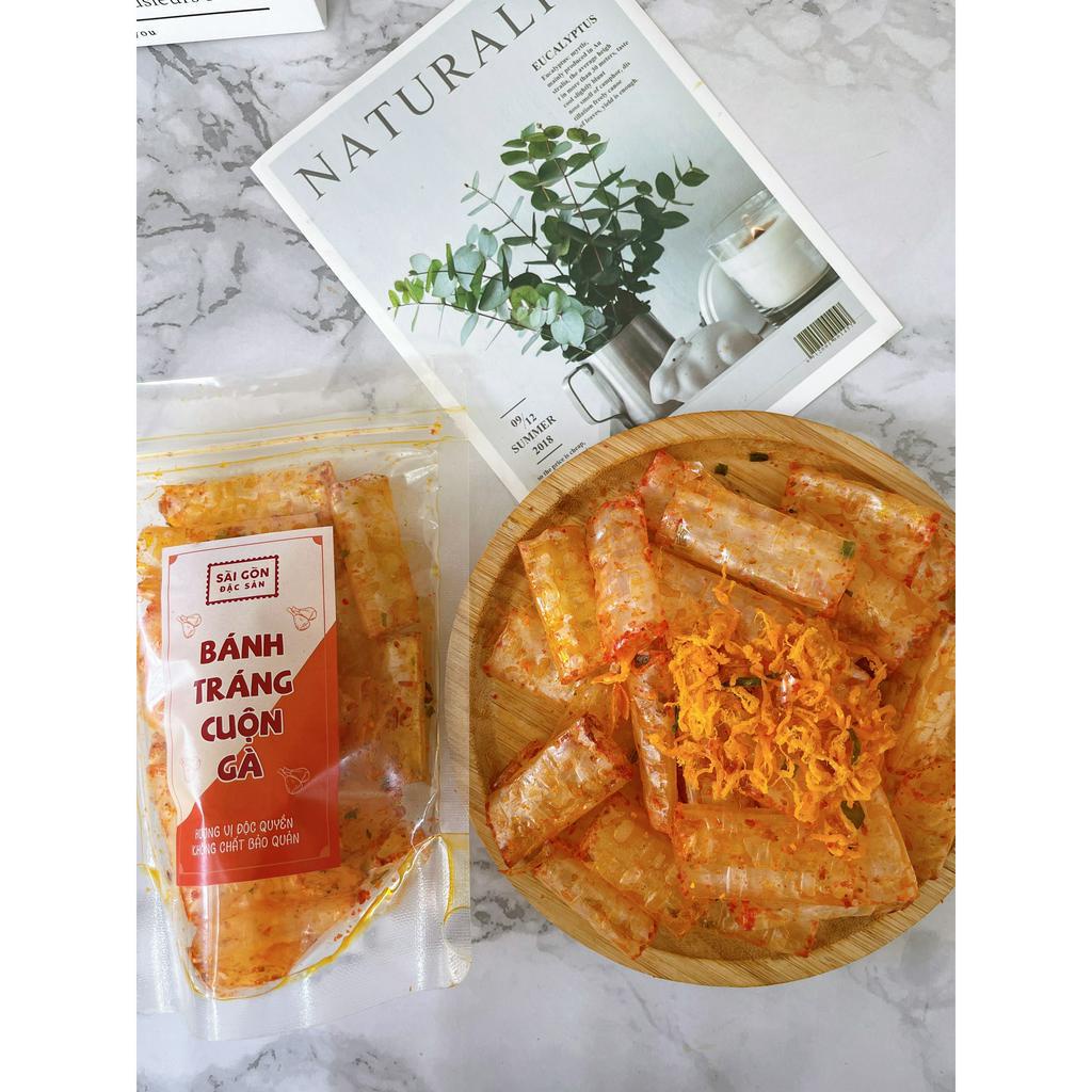 Bánh Tráng Cuộn Gà Loại Đặc Biệt Ngon Đồ Ăn Vặt Sài Gòn Đặc Sản