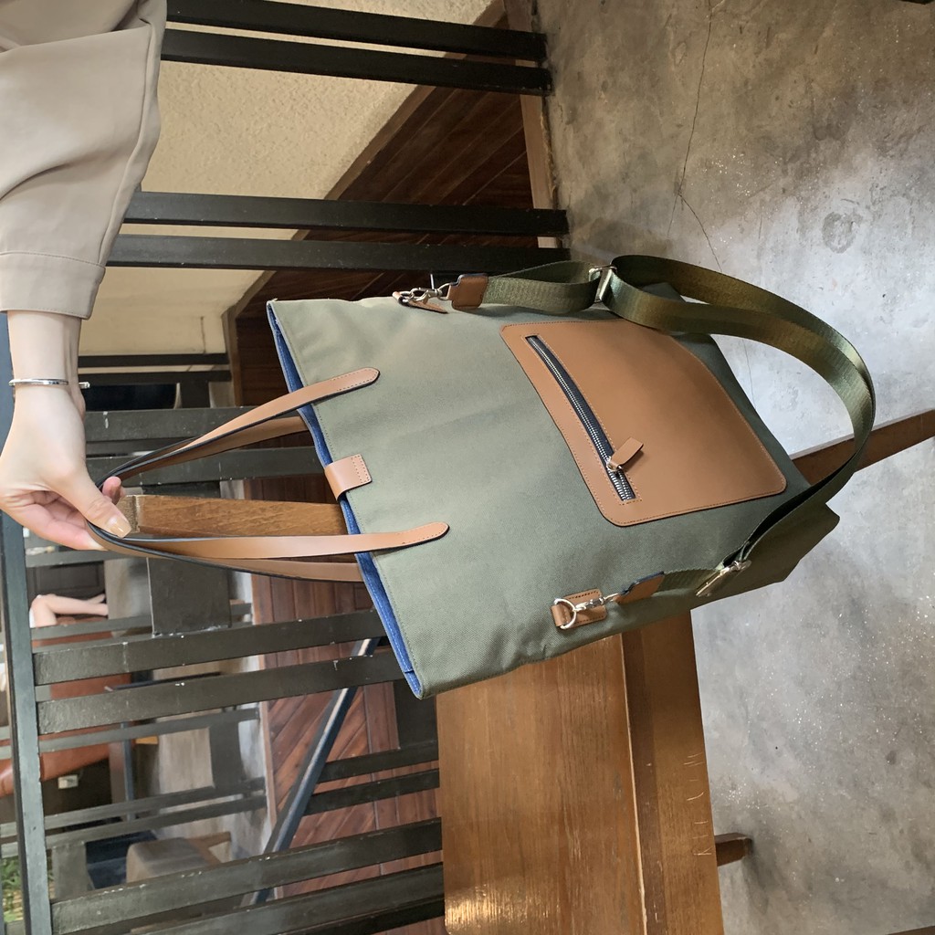 Mizu Bag - Túi Đeo Chéo Phối Da OuiTheBrand