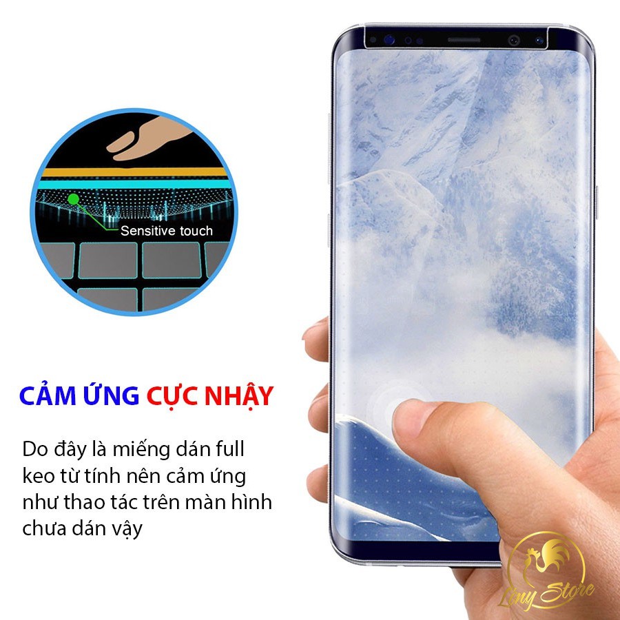 Kính cường lực UV Samsung S20 S20 Plus S20 Ultra S10 S10 Plus S9 S9 Plus S8 S8 Plus S7 Edge bảo vệ máy toàn diện