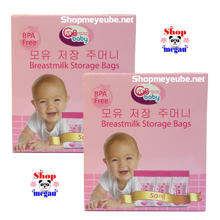 Túi Trữ Sữa GB Baby Hàn Quốc 50 Túi