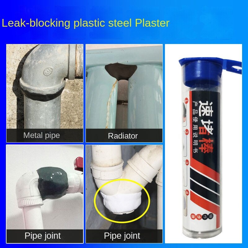 Hàng sẵn có Bán Keo thép nhựa Keo dán chống thấm nước mạnh Keo sửa chữa rò rỉ Ống thoát nước Ống gan