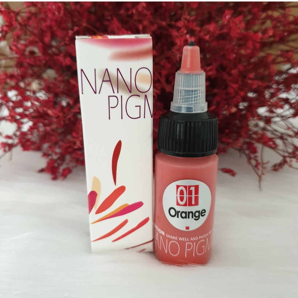 Mực phun xăm Nano 01 - Orange (Màu cam đất)