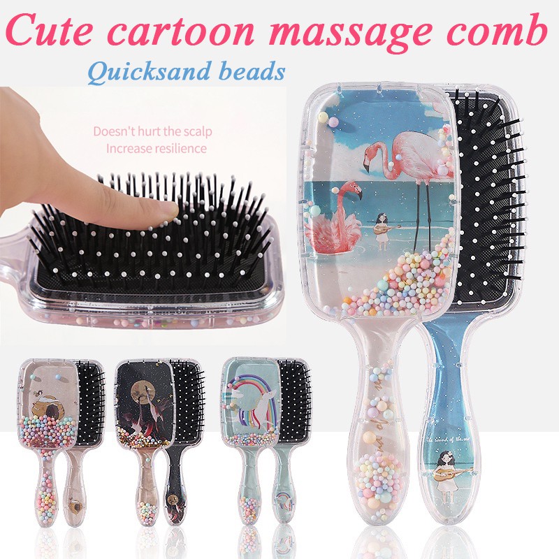 Lược Chải Tóc Hình Kỳ Lân Hoạt Hình Dễ Thương Cho Nữ