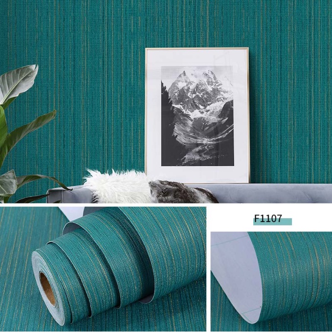 Decal dán tường GÂN XANH CỔ VỊT khổ 60CM (giá 1m dài)